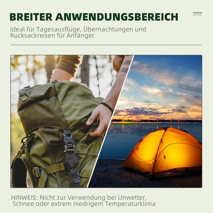 Produktbild Outsunny Campingzelt mit Tragetasche (1.70 kg, 2 Personen)