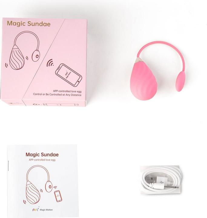 Produktbild Magic Motion Magic Sundae App Controlled Love Egg Pink