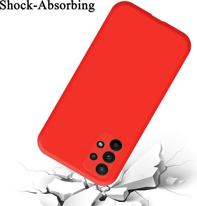 Produktbild Cadorabo TPU Liquid Silicone Case Hülle für Samsung Galaxy A23 4G / 5G (Samsung Galaxy A23, Samsung Galaxy A23 5G)