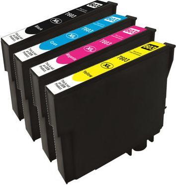 Produktbild Hermex Kompatible Tintenpatrone XL für Epson Expression Home XP-4105 (M, Y, BK, C)