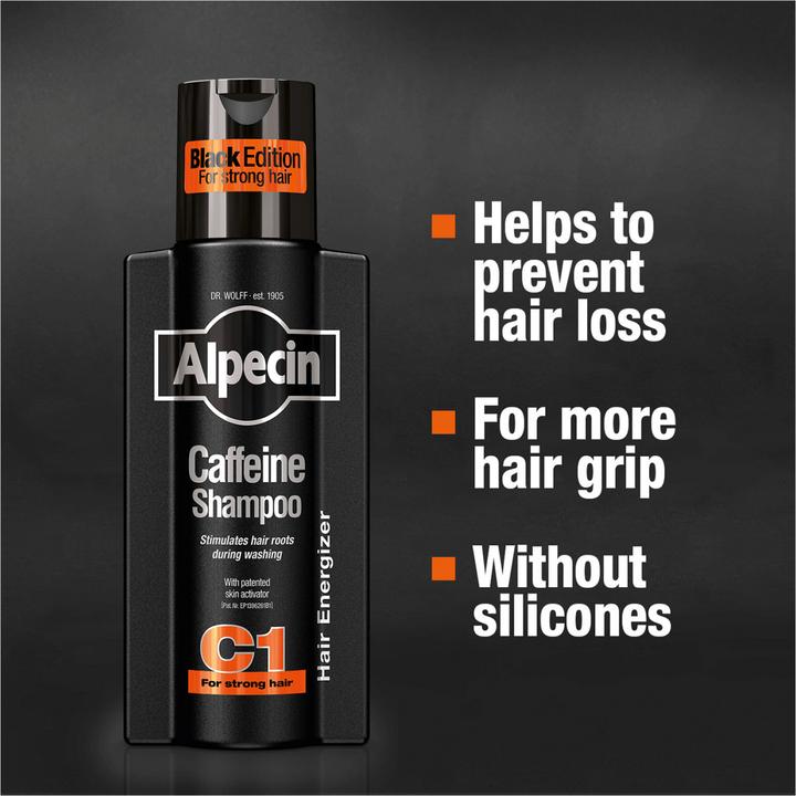Image du produit Alpecin Shampooing à la caféine C1 Black Edition (250 ml, Shampoing liquide)