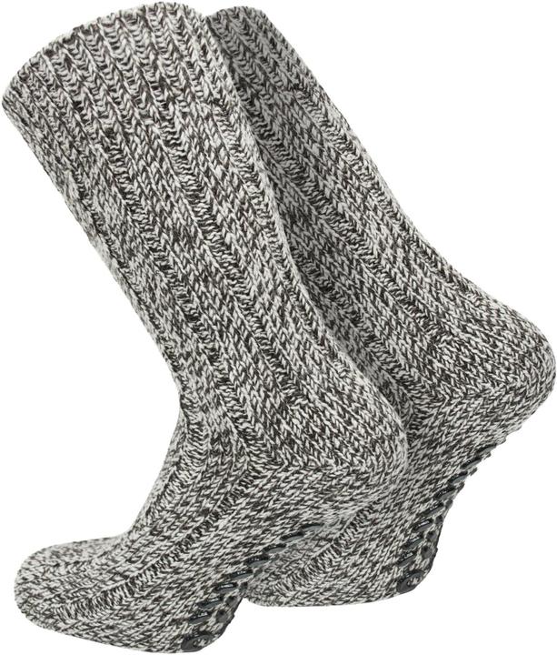 Produktbild Normani 2 Paar Norweger-ABS-Socken mit Schafwolle (2er Pack, 43 - 46)