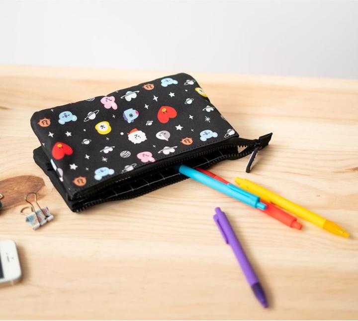 Actual product image Line Friends BT21 pencil case - Pencil case with compartments