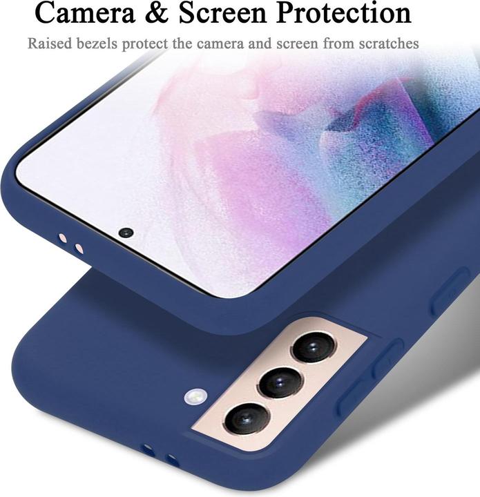Actual product image Cadorabo TPU Liquid Silicone Case Cover (Samsung Galaxy S21+)