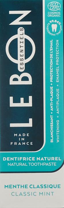 Image du produit Lebon Dentifrice Bio Menthe Classique (80 ml)