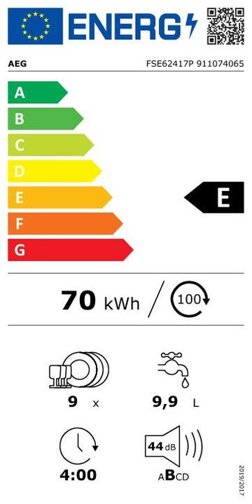 Energie-Label AEG GeschSp. FSE62417P E wh