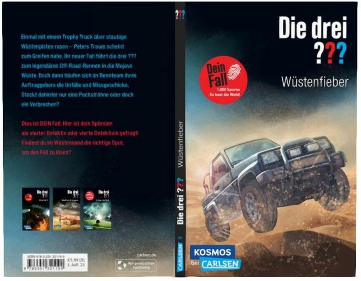 Produktbild Die drei DREI FRAGEZEICHEN - Dein Fall Wüstenfieber (Evelyn Boyd, Deutsch)