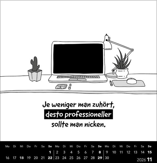 Produktbild Visual Words Black 2026 (Deutsch)