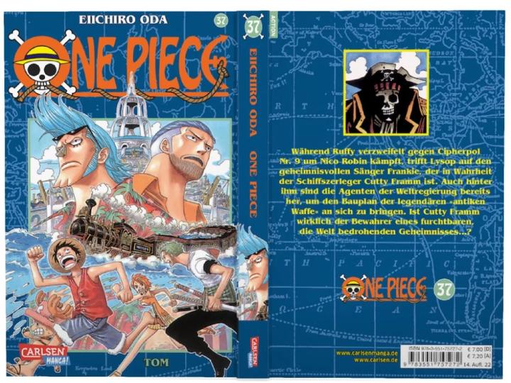 Actual product image One Piece, Band 37 (German, Eiichiro Oda, 2005)