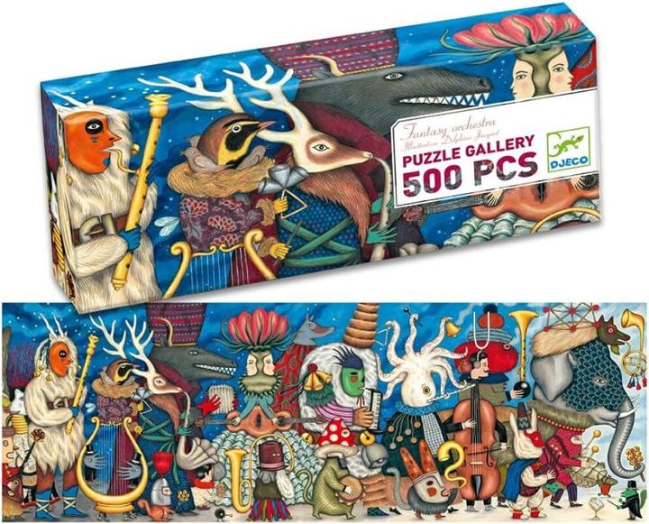 Image du produit Djeco Puzzle Gallery Fantasy Orchestra, 500 pièces (500 pièces)