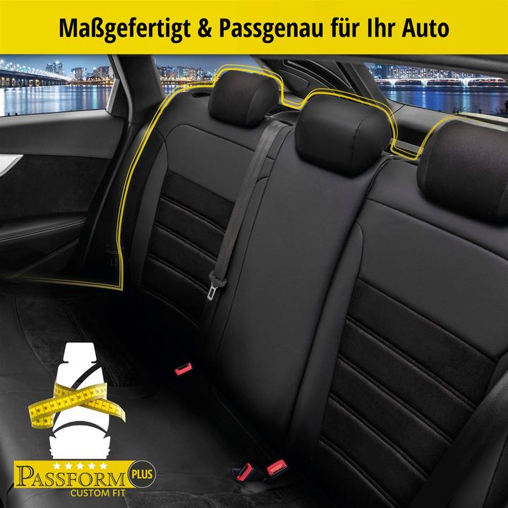Actual product image Walser Seat cover for Fiat Panda/Panda Classic 09/2003-Today, 1 rear seat cover