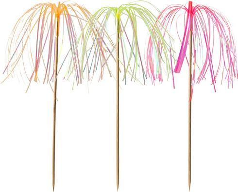 Produktbild Papstar Deko-Picker neon Feuerwerk