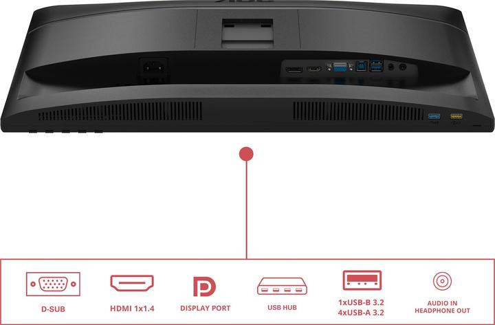 Produktbild AOC 24E4U - 24 Zoll Full HD Monitor, höh (1920 x 1080 Pixel, 23.80")