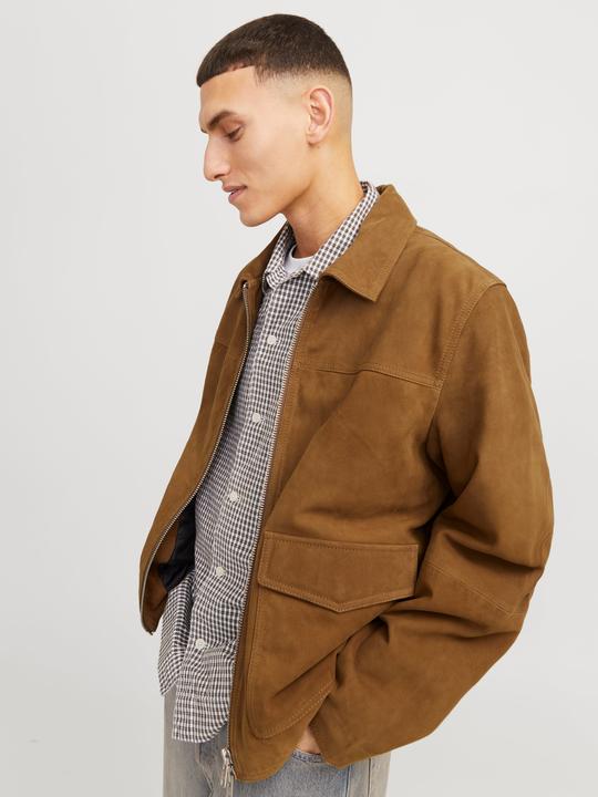 Produktbild Jack & Jones Joraustin Suede Bomber Jacket Styd Aw24 (L)