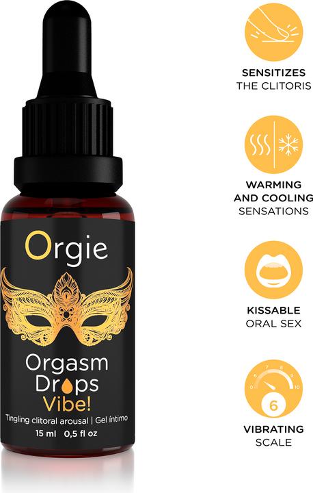 Immagine prodotto Orgie Orgasm Drops Vibe (15 ml)