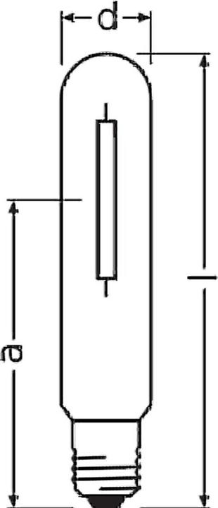 Actual product image Osram Discharge lamp (E40, 400 W, 48000 lm, 1 x, E)
