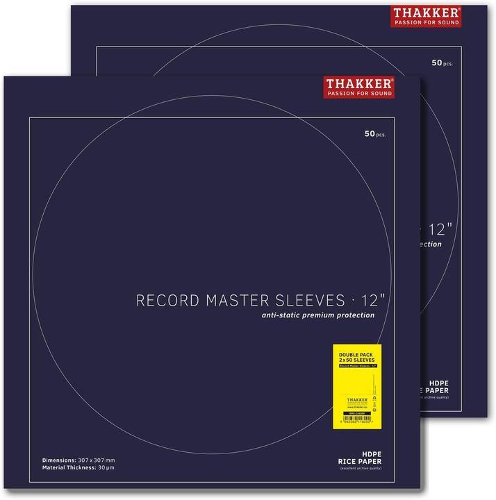 Image du produit Thakker Manchons Record Master (Plaques)