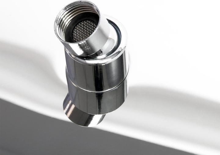 Actual product image Wiltec Rain Overhead Shower Head Round Stainless Steel Ultra Thin 25cm