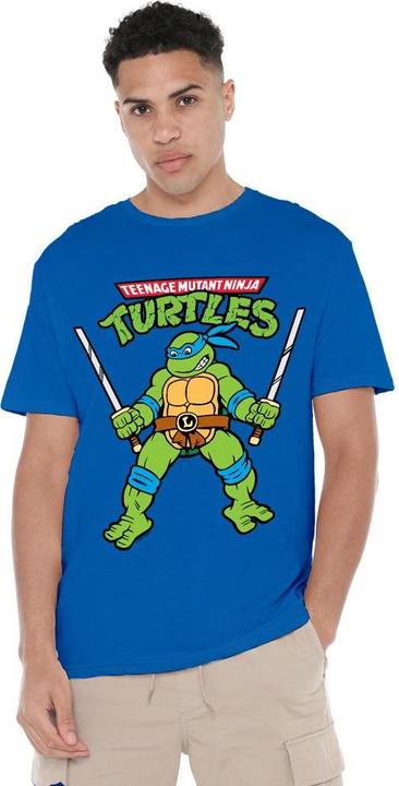 Immagine prodotto Teenage Mutant NT Maglietta Leonardo Retrò Uomo (4XL)