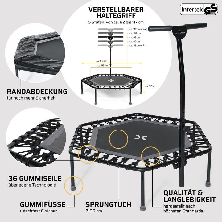 Produktbild Sportplus Fitness Trampolin (126 cm)
