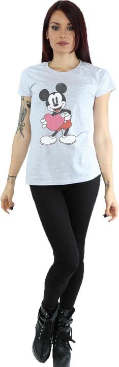 Immagine prodotto Disney Mickey Mouse Valentine Heart Maglietta Donna (XS)