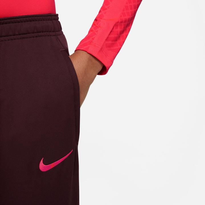 Actual product image Nike Lfc Y Nk Df Strk Pant Kpz Ks,B Burgundy Crush/Siren Red L (L)