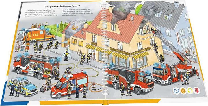 Immagine prodotto tiptoi Bei der Feuerwehr (Tedesco, Niklas Böwer, Daniela fuggire, 2022)