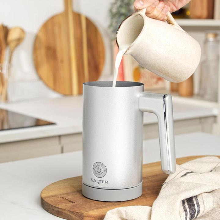 Actual product image Salter EK6359MMSVDE Aspen Milk Frother Silver (30 cl)