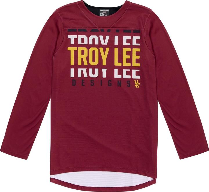 Troy Lee Designs Ruckus 3/4 Jersey, Spun, oxblood, L (L)
