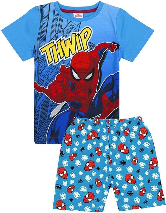 Spiderman Thwamm Schlafanzug Mit Shorts Jungen