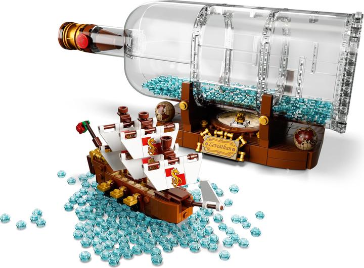 Produktbild LEGO Ideas Schiff in der Flasche (21313, LEGO Ideas, LEGO Seltene Sets)