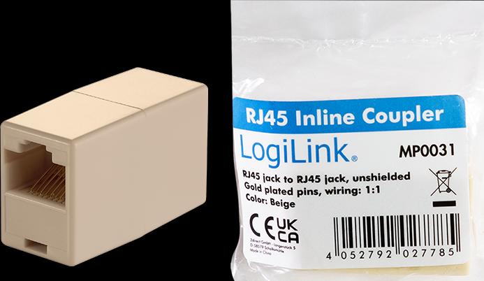 Produktbild LogiLink Modularkupplung RJ45 (Netzwerk Kupplung)