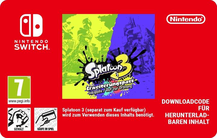 Image du produit Nintendo Splatoon 3 Expansion Pass Digital Code (Switch)
