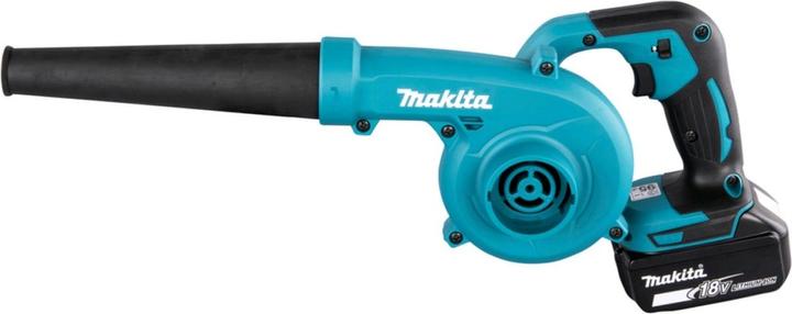 Immagine prodotto Makita DUB 185 RT1 Soffiatore a batteria 18 V + 1x batteria 5,0 Ah + caricabatterie (Batteria ricaricabile, Soffiafoglie)