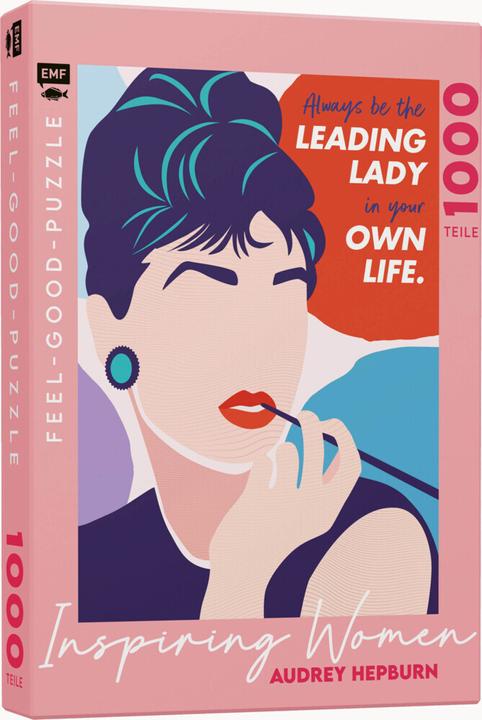 Actual product image Feel-good jigsaw puzzle 1000 pieces - INSPIRING WOMEN: Audrey Hepburn (1000 pieces)
