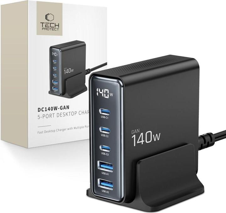 Immagine prodotto Tech-Protect Caricabatterie Gan (140 W)