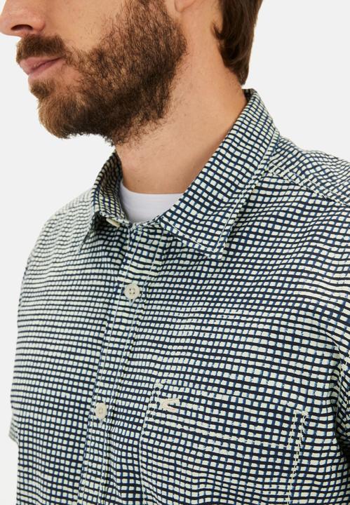 Actual product image Camel Active Kariertes Kurzarmhemd aus Baumwolle (M)