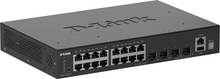 Produktbild D-Link 16 Ports GE + 4 Ports 10G SFP+ Smart Managed Switch (20 Ports)