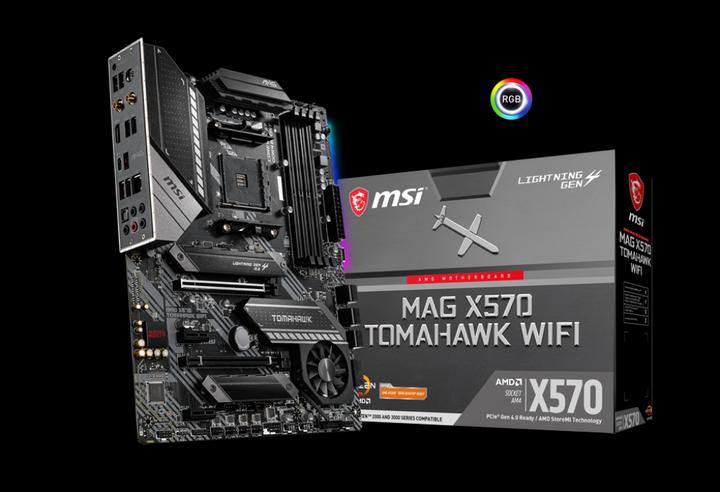 Actual product image MSI MAG X570 TOMAHAWK WIFI (AM4, AMD X570, ATX)