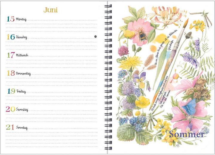 Image du produit Calendrier de la nature (15,5 x 23 cm, Couverture rigide, Allemand)