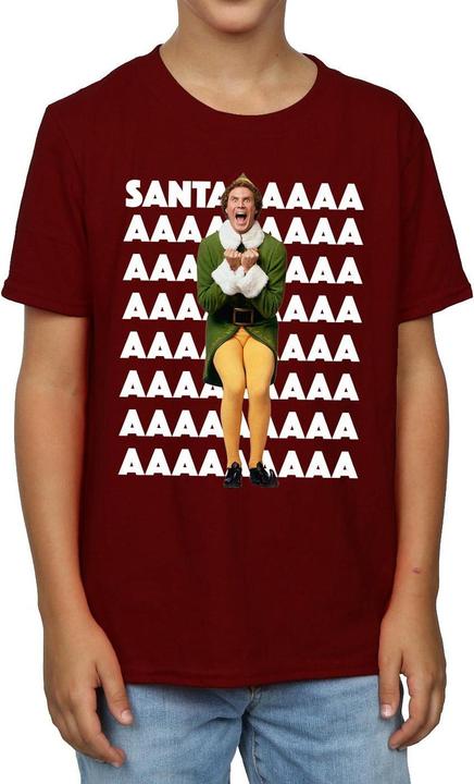 Elf Buddy Santa Scream TShirt Jungen
