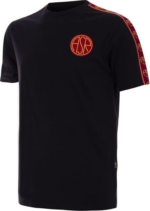Copa Football AS Roma Black Taper T-Shirt (S)
