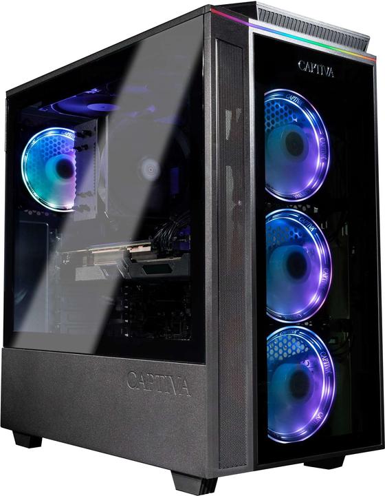 Image du produit Captiva Gaming haut de gamme R77-534 Ryzen 7 RX 7800 XT (AMD Ryzen 7 5900X, 64 Go, 2000 Go, Radeon RX 7800 XT)
