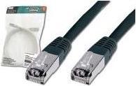 Image du produit Digitus CAT 5e SF-UTP patch cable Cu PVC AWG 26/7 longueur 10 m couleur noir (SF/UTP, CAT5e, 10 m)