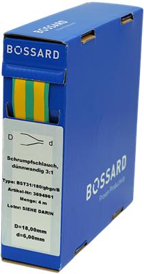 Produktbild Schrumpfschlauch-Box 18:6mm gelb/grün 4m (4 x)