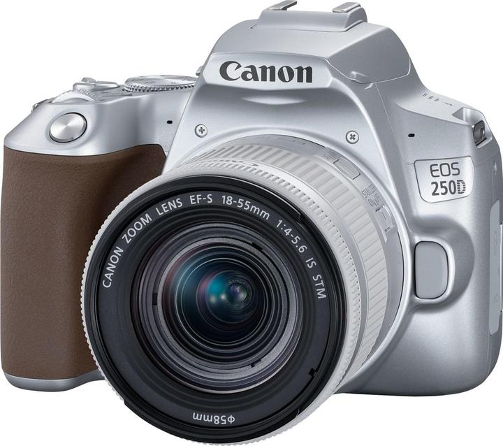 Actual product image Canon EOS 250D + EF-S 18-55mm f/4-5.6 IS STM (18 - 55 mm, 24.10 Mpx, APS-C / DX)