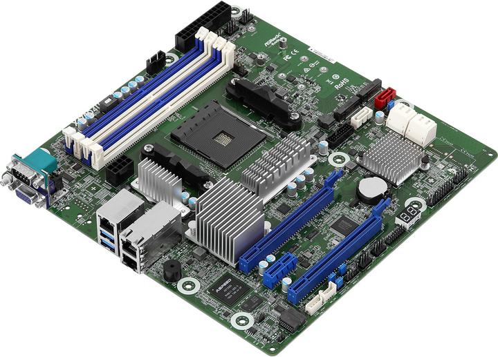 Produktbild AsRock X470D4U2-2T (AM4, AMD X470, mATX)
