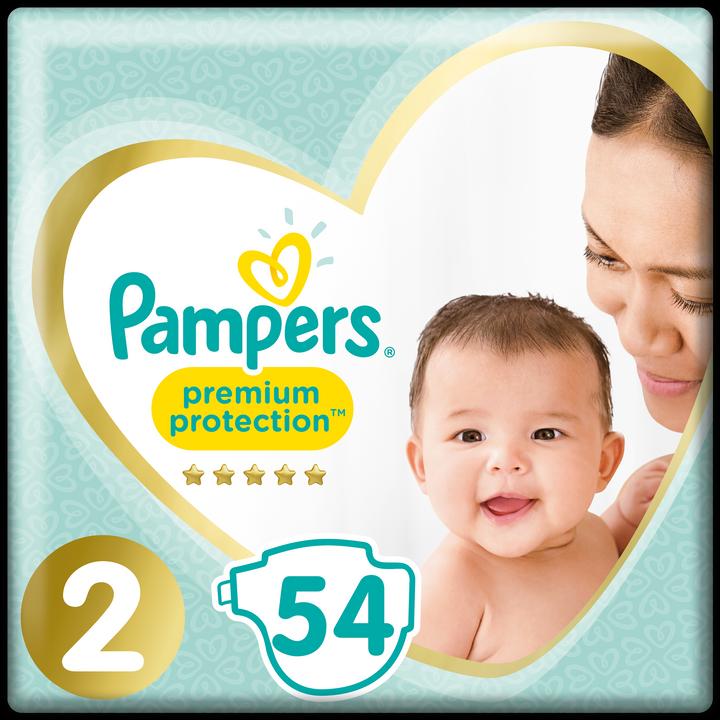 Pampers Premium Protection (Gr. 2, Tragepack, 54 Stück)