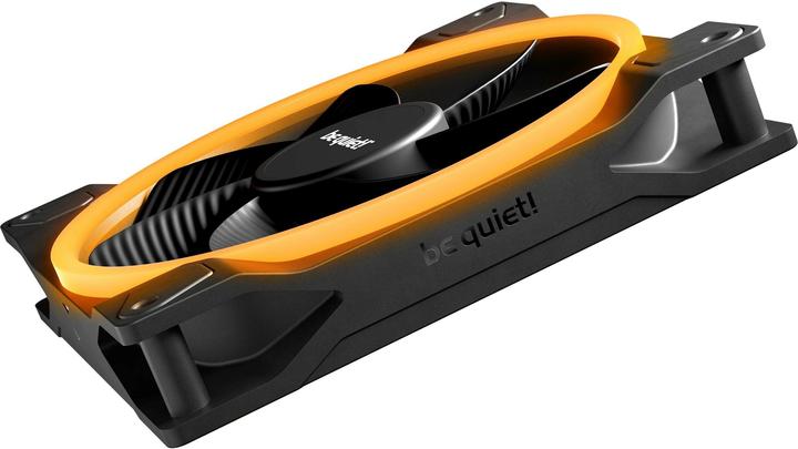 Actual product image be quiet! Lüfter 140*140*25 Light Wings PWM Reverse Black (140 mm, 1 x)