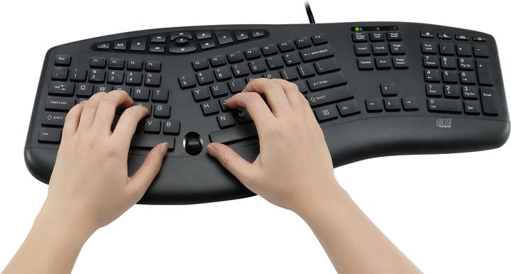 Produktbild Adesso Ergonomic Desktop (Eng. Int., Kabelgebunden)
